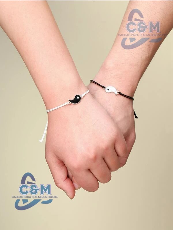 Pulsera del Yin Yan  Sencilla P56